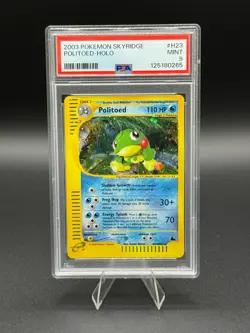 💥POLITOED Holo Rare #H23/H32 Pokemon Skyridge PSA 9 MINT - Image 1