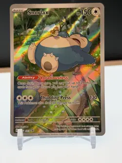 Pokemon TCG Snorlax Scarlet & Violet Black Star Promos 051 Holo - Image 1
