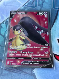 Pokemon Mawile V 178/195 Sword & Shield Silver Tempest Ultra Rare - NM - Image 1