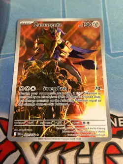 Pokemon Zamazenta 201/182 SV Destined Rivals Near Mint Condition - Image 1