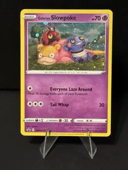 Galarian Slowpoke Holo Black Star Promo Sword & Shield #SWSH126 Near Mint - Image 1