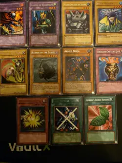 Yugioh 11× Original Legend Of Blue Eyes Lob Rare Bundle Mixed Conditions/prints - Image 1