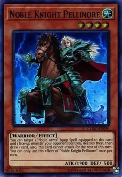 Noble Knight Pellinore - CYHO-EN090 - Super Rare - Unlimited Edition - Lightly P - Image 1