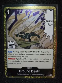 Ground Death - The Azure Sea's Seven - OP14-096 R - One Piece TCG - Image 1