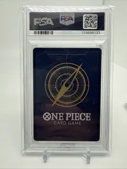 2024 ONE PIECE English OP10-ROYAL BLOOD ALTERNATE ART #090 FRANKY PSA 10 - Image 3