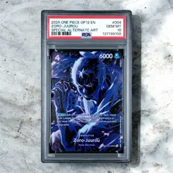 ZORO-JUUROU 2025 ONE PIECE ST18-004 OP12 LEGACY OF THE MASTER SP PSA 10 ENGLISH - Image 1
