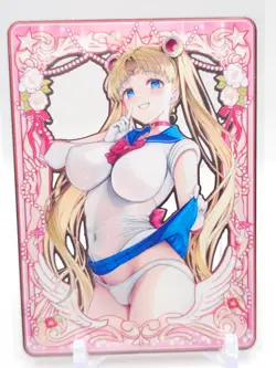 Goddess Story - Gold Metal Waifu Card - Sailor Moon - Image 1