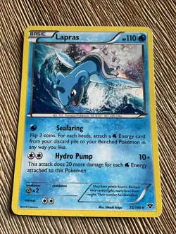Pokemon TCG Lapras Holo Rare Card 35/146 XY Base Set - Image 1