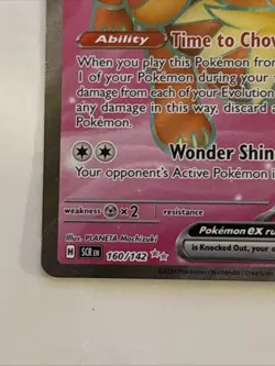 Pokemon Dachsbun EX TCG Sv07: Stellar Crown Ultra Rare Holo Card 160/142 - Image 5