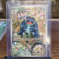 Seismitoad Black Bolt SV #105/086 Pokemon Card TCG IR NM ENGLISH 🔥🔥🔥 - Image 1