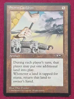 Magic The Gathering ALLIANCES STORM CAULDRON artifact card MTG - Image 1