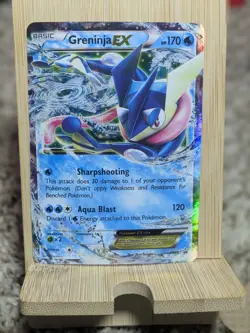 Greninja EX XY20 XY Holographic Near Mint Promo Pokemon Card Shiped In Toploader - Image 1