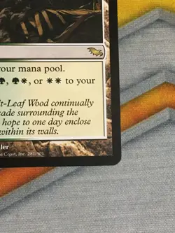 D1143 MAGIC GATHERING SHADOWMOOR WOODED BASTION 281 LP R MTG - Image 5