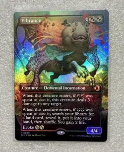 Vibrance FOIL Borderless - Lorwyn Eclipsed MTG M 0295 Elemental Incarnation - Image 1