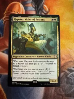 x1 Hapatra, Vizier of Poisons R MTG Commander: Lorwyn Eclipsed M/NM, English - Image 1