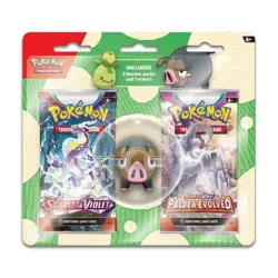 Pokemon Scarlet Violet boosters Paldea Evolved Lechonk and smoliv Erasers TCG - Image 3