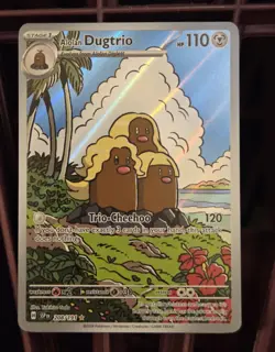 Alolan Dugtrio - 208/191 - Pokemon Surging Sparks Illustration Rare NM - Image 1