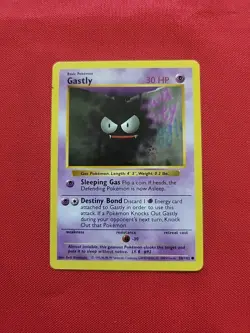 Pokemon: Gastly & Haunter - Shadowless Base Set 1999 Vintage WOTC - MP / HP - J7 - Image 3
