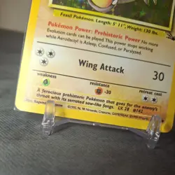 Pokemon Aerodactyl 1/62 Holo Rare Unlimited Fossil, WOTC 1999-2000 LP-MP - Image 4