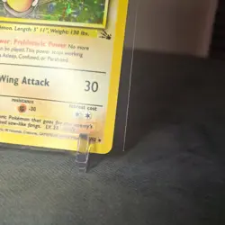 Pokemon Aerodactyl 1/62 Holo Rare Unlimited Fossil, WOTC 1999-2000 LP-MP - Image 5