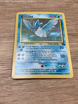 Articuno #2/62 Rare Holo Fossil Set Pokemon TCG Good Condition - Image 2