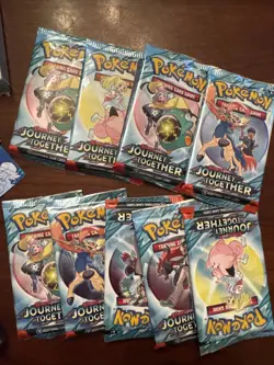 POKEMON Scarlet & Violet Journey Together Elite Trainer Box - Opened Missing Crd - Image 2