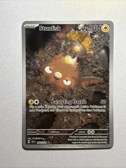 Stunfisk - 202/191 - Illustration Rare - Surging Sparks - Pokemon - NM/M - Image 1