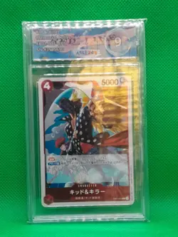 One Piece TCG Card Game Kid e Killer (V.1) EB01-003 JPN- Bandai valutata gradata - Image 1