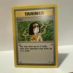Pokemon TCG Erika Gym Heroes 100/132 Regular Rare Unlimited Card - Image 1