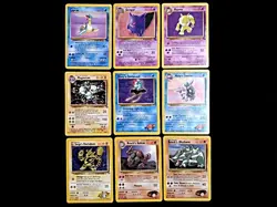 Pokemon WOTC Vintage Lot of 9 Rare Cards Gym Heroes/Fossil - Image 1
