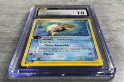 Pokemon Card Kabuto CGC 10 Gem Mint, e-Reader EX Sandstorm 39/100, 2003 (1) - Image 3