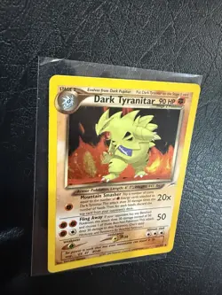 Pokemon TCG Dark Tyranitar Neo Destiny Holo Rare Card 11/105 Unlimited LP-/MP+ - Image 2