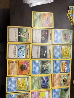 Vintage Pokemon base set 62: 37 cards from fossil set NM - Image 2