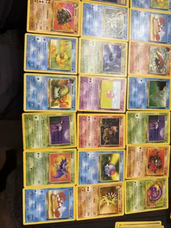 Vintage Pokemon base set 62: 37 cards from fossil set NM - Image 3