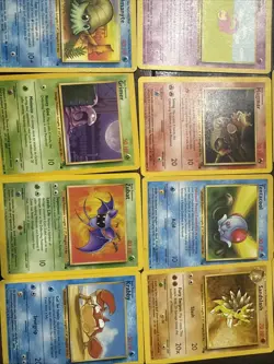 Vintage Pokemon base set 62: 37 cards from fossil set NM - Image 4