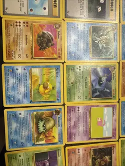 Vintage Pokemon base set 62: 37 cards from fossil set NM - Image 5