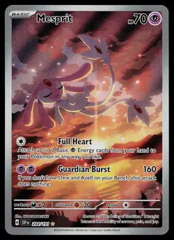 Pokemon Card - Mesprit Surging Sparks 204/191 Illustration Rare - Image 1