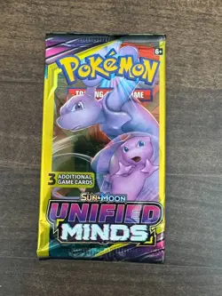 1x - Pokemon Sun & Moon Unified Minds | 3 Card Mini Booster Pack (Random Art) - Image 2
