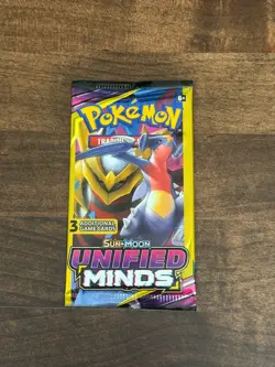 1x - Pokemon Sun & Moon Unified Minds | 3 Card Mini Booster Pack (Random Art) - Image 3
