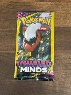 1x - Pokemon Sun & Moon Unified Minds | 3 Card Mini Booster Pack (Random Art) - Image 4