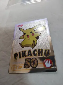 [LP+] Pikachu 50 Meiji Silver Japanese Pokemon Get Card 8195 - Image 4