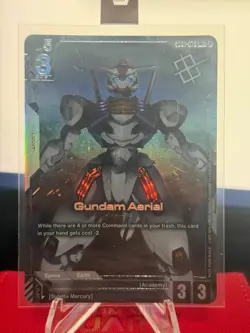 Gundam Aerial Alternate Art Winner Foil - GD01-070 R NM - Gundam TCG Card Game - Image 1