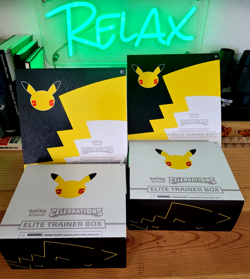 4 TOTAL! Pokemon PC & REG Celebrations ETB's - Empty w/ Accessories No Cards - Image 1
