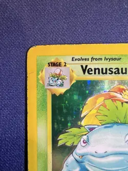 Pokemon TCG Venusaur Base Set Holo Unlimited Rare Card 15/102 1999 WOTC DMG - Image 2