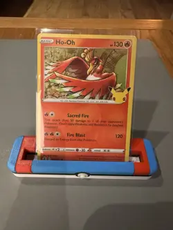 Pokemon TCG Ho-Oh Celebrations Holo Rare Card 001/025 NM - Image 1