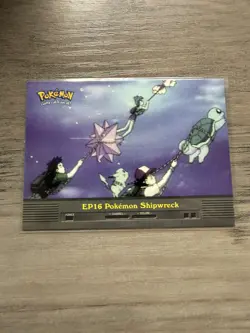 TOPPS POKEMON CARD POKEMON SHIPWRECK #EP16 - TV ANIMATION EDITION. - Image 1