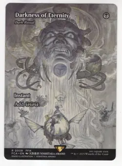 MTG Final Fantasy Through The Ages Rare #0008 Darkness Of Eternity - Image 1