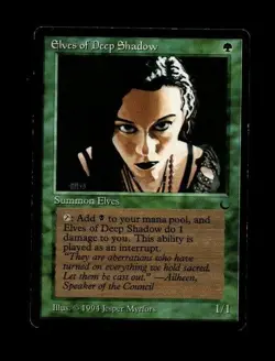 MRM ENGLISH Elfes de l'ombre profonde - Elves of Deep Shadow Good Hunger MTG DRK - Image 1