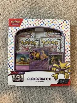 Pokemon TCG Scarlet & Violet 151: Alakazam EX Collection & Poster Collection - Image 4