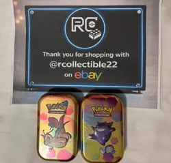 Pokemon TCG 151 Mini Tin Bundle 4x Pokemon Booster Packs Total New/Sealed GENGAR - Image 1